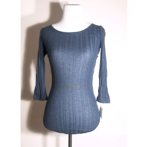 NWT Frenchi Knit Henley top